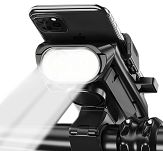 Alogy Riouan - uchwyt rowerowy na telefon 4w1 - lampka LED,  dzwonek/klakson, powerbank 3000mAh - 3