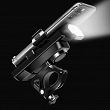 Alogy Riouan - uchwyt rowerowy na telefon 4w1 - lampka LED,  dzwonek/klakson, powerbank 3000mAh - 6