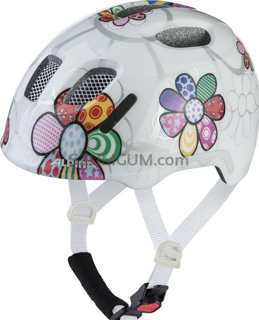 Kask rowerowy dziecięcy Alpina XIMO 2 FLASH - WHITE FLOWER