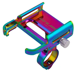Uchwyt na telefon GUB P30 - rainbow anodized
