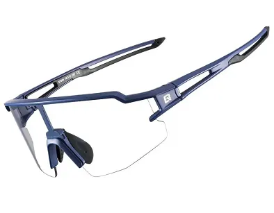 Okulary rowerowe Rockbros 10174 fotochromowe UV400 - niebieskie