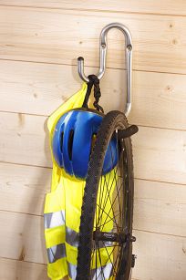 Wieszak uniwersalny podwójny częściowo powlekany