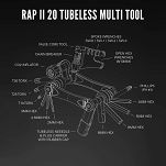Kluczyk podręczny LEZYNE RAP II 20 -  CO2 + tool tubeless - 4