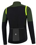 Ultralekka kurtka rowerowa Rogelli INFINITE bez ocieplenia, khaki-czarno-odblaskowo żółta L - 2