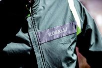 Ultralekka kurtka rowerowa Rogelli INFINITE bez ocieplenia, khaki-czarno-odblaskowo żółta L - 7