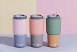 Kubek termiczny 650ml - Asobu Pick Me Up - pastel green - 2