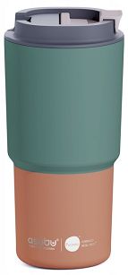 Kubek termiczny 650ml - Asobu Pick Me Up - pastel green