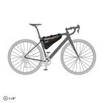 Torba pod ramę Bike Packing  Ortlieb Frame-Pack M L - Black matt - 5