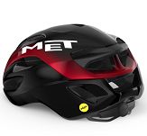 Kask rowerowy Rivale II MIPS -  Black Red Metallic | Glossy - 2