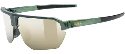 Okulary Uvex Vectiv set - olive clear / mirror gold