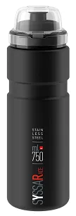 Bidon stalowy Elite Syssa Race 750 ml - black matt