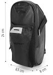 Torebka pod siodełko 1,5L z miejscem na bidon - Wozinsky WBB20BK - 5