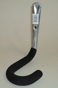 wieszak na rower mocowany za koło, powlekany pianką