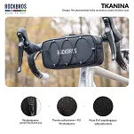 Torba rowerowa na kierownicę Rockbros Road to Sky TL001, 1,9 L, wodoodporna, czarna - 5