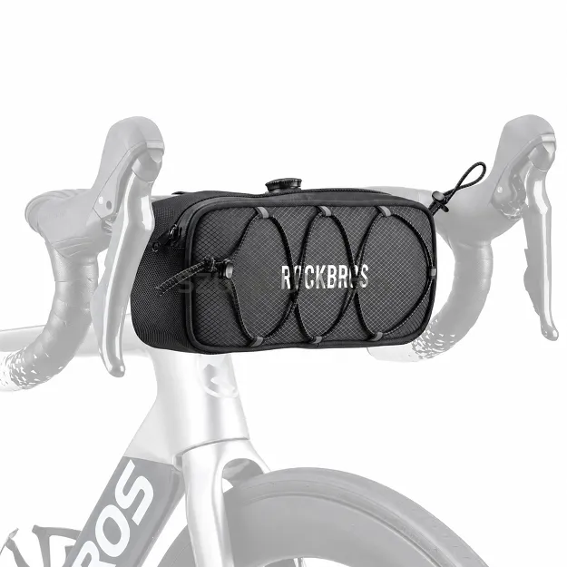 Torba rowerowa na kierownicę Rockbros Road to Sky TL001, 1,9 L, wodoodporna, czarna