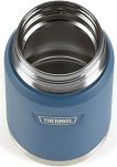 Termos na jedzenie z składaną łyżką i kubkiem Thermos ICON 710 ml - niebieski - 4