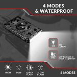 Rockbros JP008 4w1 - powerbank z mocowaniem na garmina, oświetleniem i uchwytem z dołu na kamerę Go-Pro lub dodatkową lampkę - - 6
