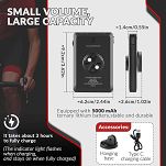 Rockbros JP008 4w1 - powerbank z mocowaniem na garmina, oświetleniem i uchwytem z dołu na kamerę Go-Pro lub dodatkową lampkę - - 12