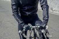 Lekka rowerowa kurtka przeciwdeszczowa z podklejanymi szwami Rogelli CORE 1.0, czarna - 5