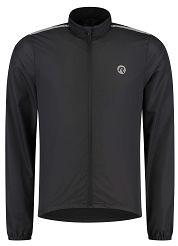 Lekka rowerowa kurtka przeciwdeszczowa z podklejanymi szwami Rogelli CORE 1.0, czarna