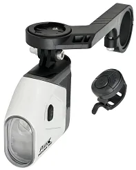 Lampka przednia Prox Proxima PRO 1600 lm white-black, pilot, montaż pod licznik Garmin