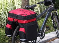 Sakwa rowerowa Roswheel na bagażnik 3w1 60L, czerwona - 2