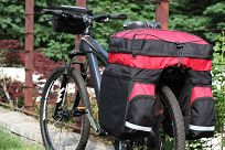 Sakwa rowerowa Roswheel na bagażnik 3w1 60L, czerwona - 3