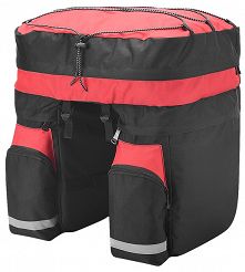 Sakwa rowerowa Roswheel na bagażnik 3w1 60L, czerwona