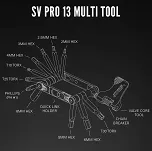 Kluczyk podręczny LEZYNE - SV PRO 13 - 4