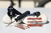 Zefal z bar plugs tubeless repair kit - chowany w kierownicę. - 4