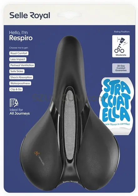 Siodełko Selle Royal - Respiro Moderate 60° Stracciatella