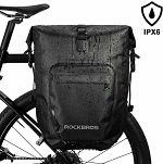 Wodoszczelna, uniwersalna sakwa rowerowa Rockbros AS-001-2BK | 20L czarna - 4