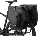 Wodoszczelna, uniwersalna sakwa rowerowa Rockbros AS-001-2BK | 20L czarna - 3