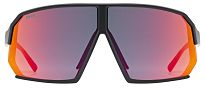 Okulary UVEX Sportstyle 237 - black matt / mirror red - 3