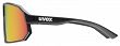 Okulary UVEX Sportstyle 237 - black matt / mirror red - 2