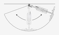 Odchylany wieszak na ścianę TOPEAK SWING-UP EX BIKE HOLDER - 5
