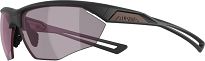 Okulary Alpina NYLOS HR , Gun matt- szkło pink przezroczyste cat 1 - 4