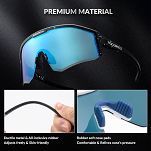 Okulary sportowe Rockbros SP297 - z polaryzacją / czarno-niebieskie - 8