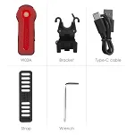 Lampka tylna Gaciron W03A – laser, brake light - 18