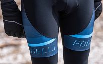 Spodnie rowerowe Rogelli HERO II z żelową wkładką, czarno-niebieskie - 10