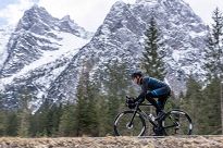 Spodnie rowerowe Rogelli HERO II z żelową wkładką, czarno-niebieskie - 8