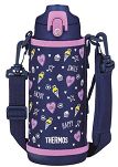 Termos dziecięcy Thermos Active z dwiema nakrętkami i futerałem 800ml dziewczęcy - 4