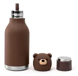 Butelka termiczna Asobu Bestie Bottle 473 ml - Brown Bear - 4