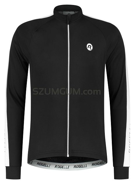 Bluza rowerowa nieocieplana Rogelli EXPLORE, czarno-biała roz. XL