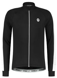 Bluza rowerowa nieocieplana Rogelli EXPLORE, czarno-biała roz. XL