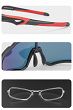 Okulary sportowe Rockbros 10181- z fotochromem i wkładkami optycznymi - czarne - 6