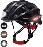 Kask rowerowy Rockbros ZN1001 z zintegrowanym oświetleniem 360°, white - 4