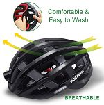 Kask rowerowy Rockbros ZN1001 z zintegrowanym oświetleniem 360°, white - 12