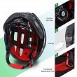 Kask rowerowy Rockbros ZN1001 z zintegrowanym oświetleniem 360°, white - 6