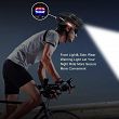 Kask rowerowy Rockbros ZN1001 z zintegrowanym oświetleniem 360°, white - 9